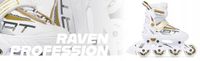 Raven Profession 3-in-1 Inline Skates Wit/Goud Maat 31-35