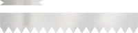 vidaXL Grasafscherming - 10 stuks - 100 x 0,05 x 15 cm - Roestvrij staal - Zilver