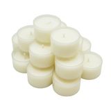 DONAU HOME Theelichtjes van natuurlijke was, crème, 50 stuks, 7 uur, premium, veganistisch, parfumvrij