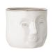 Bloomingville Ignacia Steengoed Bloempot Wit 16,5 x 18 x 15,5 cm