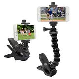Suptig Telefoonhouder met zwanenhals, klem voor mobiele telefoon, compatibel met iPhone 14 Plus, 13 Pro Xs Max XR X 8 7 6 6S Plus en andere apparaten van 10,2 tot 17,8 cm