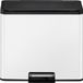 EKO Essential 2 Recycler pedaalemmer 15+15 liter - Steel Polypropylene - blanc - Poubelle