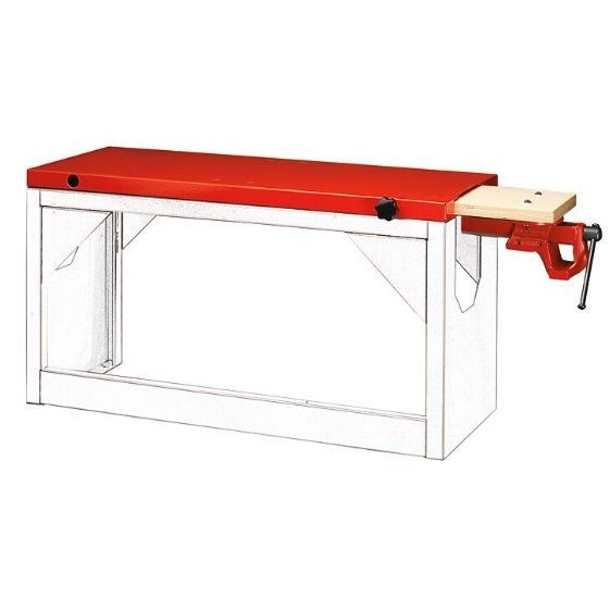 Facom MATRIX Werkblad met Bankschroef Uitschuifbaar 1310MM
