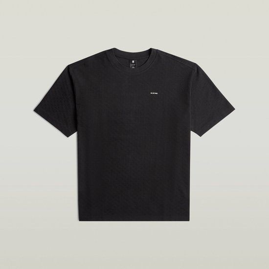 G-Star Structured Relaxed Base R T Heren T-shirt Zwart S