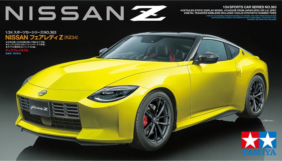 Tamiya 1:24 24363 Nissan Z - Nissan Fairlady Z - RZ34 Plastic kit