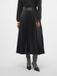 VERO MODA VMBELLAHOLLY HW 7-8COATED SKIRT - Dames - Rokken - Zwart