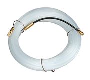 Electraline 61051 sonde voor kabelverwijdering, van nylon, diameter: 3 mm, 15 m, wit