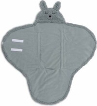 Jollein Baby Wrap Blanket - Bunny - Sea Green - 100x105cm
