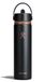 Hydro Flask – Wide Flex Straw Cap 710 ml (24 oz) Bottle – Roestvrij Staal, Lekdichte Rietje, Vaatwasbestendig – Geïsoleerd 24 Uur Koud – Brede Opening, Geschikt voor IJsklontjes – Black