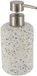 Tendance Zeeppomp/Zeepdispenser Terrazzo - Cement - 220ml - D8 x H17 cm