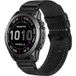 Strap-it Garmin Fenix 5x / 6x Premium Lederarmband (Schwarz)