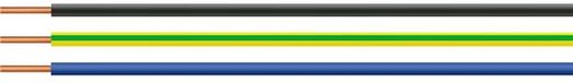 HELU 28793-100 Enkele ader H07V-U 1 x 2.50 mm² Zwart 100 m