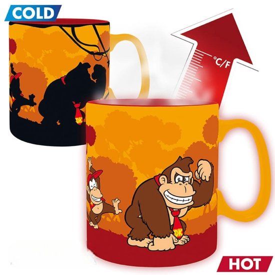 DONKEY KONG - Mug Heat Change - 460 ml - Donkey Kong