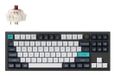 Keychron Q3 Max TKL Mechanisch Toetsenbord - 80% ISO Scandinavisch QWERTY - USB, RF Wireless, Bluetooth - RGB LED - Zwart/Wit
