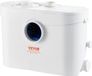 Pompe broyeuse Macerator pour sous-sol 700W, débit 9600l/h, hauteur de refoulement 10M 99% antimicrobien efficace avec 3 entrées d'eau pour toilettes, sous-sol, cuisine, évier, baignoire, évacuation des eaux usées, lave-vaisselle