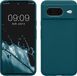 kwmobile telefoonhoesje geschikt voor Google Pixel 8 - Hoesje met siliconen coating - Smartphone case in mat petrol