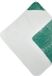 Meyco Baby Fine Lines badcape - emerald green - 90x90cm