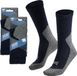Apollo Chaussettes de marche Bleu Taille 35/38 Coolmax 2 paires
