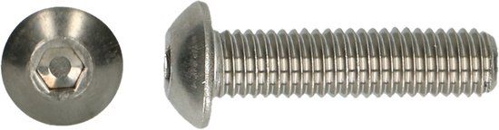 pgb-Europe PGB-FASTENERS BZK bolkopschroef oef A2 ISO 7380-1 M10x30 | 100 st