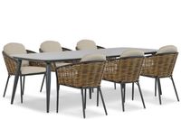 Lifestyle Garden Furniture Lifestyle Nice/Vienna 240 cm dining tuinset 7-delig