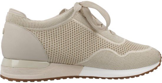 La Strada 2501185S Beige Lage Sneakers Vrouwen Textiel Rubber 40 EU