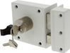 Nemef 4154/02 Veiligheidsoplegslot - Rechts - Doornmaat 50mm - SKG** - Wit