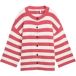 Tom Tailor Gilet à rayures - Taille XXL - red offwhite block stripe