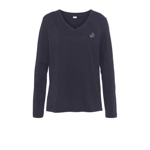 s.Oliver pyjama top - donkerblauw