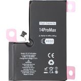 GSMnet Apple Batterie iPhone 14 Pro Max, haute capacité