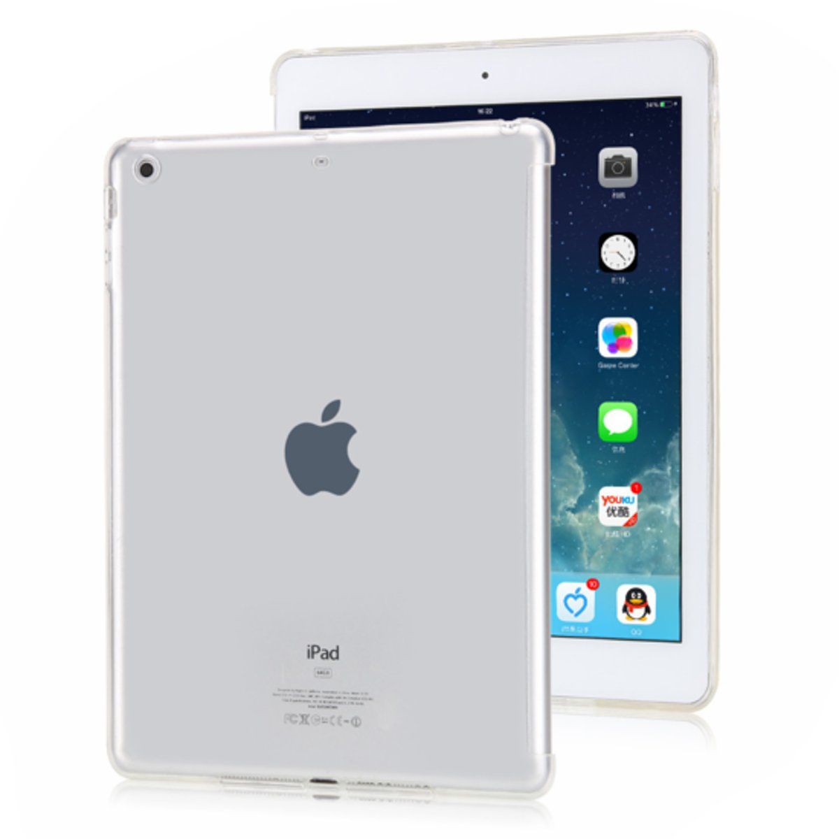 eforyou iPad 9.7 2017 / 2018 TPU back cover transparant