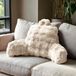 Zensation Pom Pom Fur Comfortabel rugkussen - antraciet