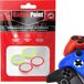 Gadgetpoint - Manette Thumb Grips voor PlayStation, PS5, Xbox X/S, One & Switch Pro Controller - Gaming Thumbgrips - Performance Anti-Slip Thumbsticks - Bescherming Accessoires - Wit Rood en Wit Lichtgroen