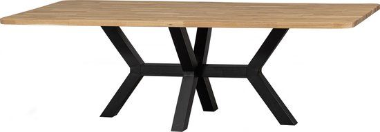 WOOOD Tablo Eettafel - Eiken - Naturel - 240x100cm