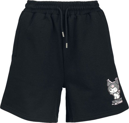 Hello Kitty Kuromi - Ready For Action! Dames Shorts - zwart - L