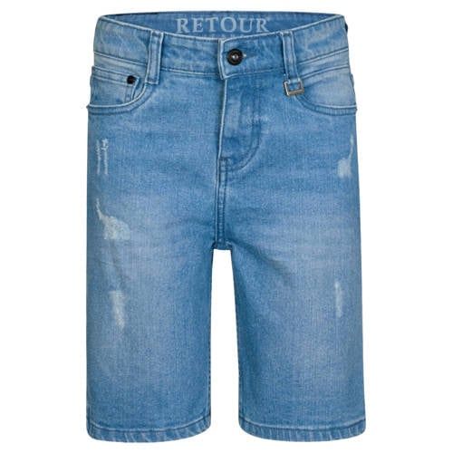 Retour Jeans loose short medium blue denim