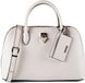 GUESS Patsie Two Compartment Satchel Cream White sac bandoulière