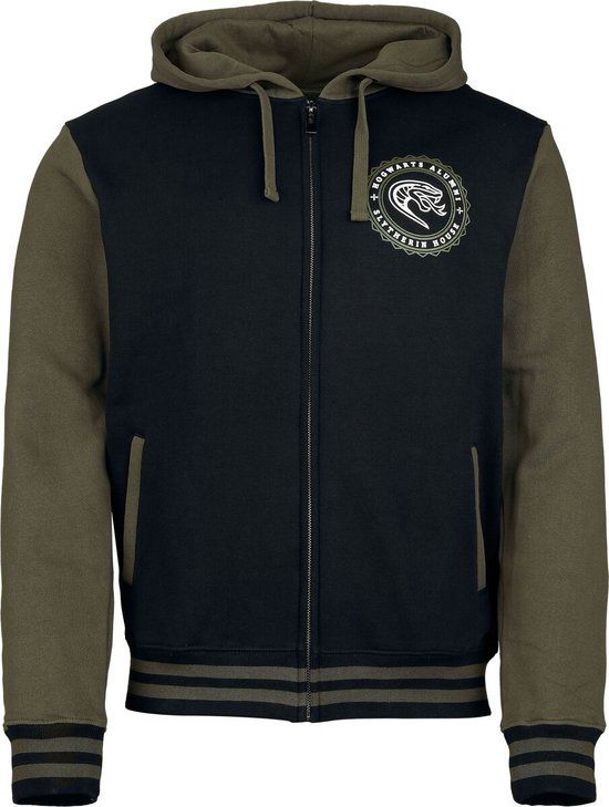 Harry Potter Slytherin Heren Vest met capuchon - meerkleurig - S