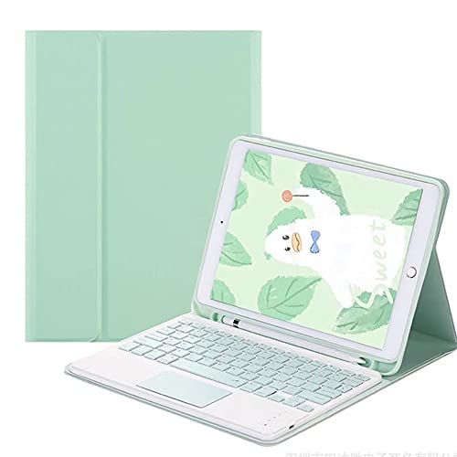 QYiD iPad toetsenbordcase 10.2" 8e/7e Gen, Air 3, Pro 10.5, Groen