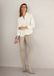 MADELEINE Broek steengrijs / beige / wolwit