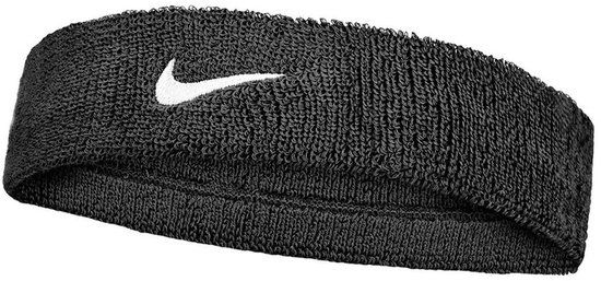 Nike Swoosh Classic Hoofdband Unisex Zwart/Wit