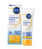NIVEA SUN Breathable UV matterende getinte gezichtszonnecrème lichte huidtype SPF 50+