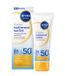 NIVEA SUN Breathable UV matterende getinte gezichtszonnecrème lichte huidtype SPF 50+