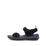 Skechers Relaxed Fit Tresmen Ryer Platte Sandalen Heren Zwart/Grijs - Maat 41