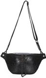 Banned Damien Embossed Dames Heuptas - Zwart
