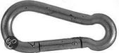 DX Bol Karabijnhaak - 50 x 5 mm - RVS - 100 stuks