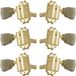 Grover 135G Vintage Guitar Machine Heads,3+3,Gold Gitaar stemmechanieken