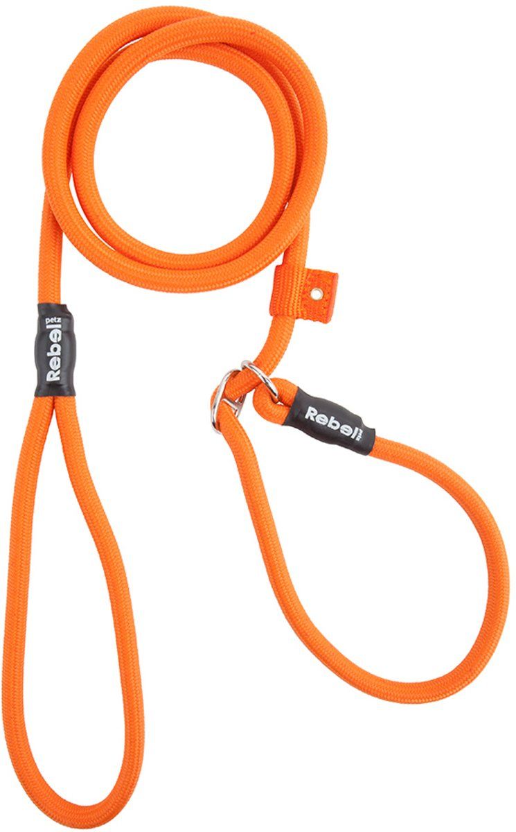 Rebel Petz Hondenriem - Trainingslijn - Small 8mm x 140cm - Oranje