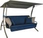 Angerer Drift Smart schommelbank 3-zits design, coffee Smart Denim 210 x 145 x 160 cm blauw