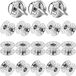 Accessoires de couture : 3 porte-bobines + 15 bobines en métal, taille 15