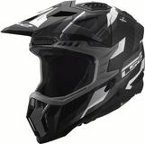 LS2 MX703 X-Force Phantom Motocrosshelm - Zwart/grijs - XXL
